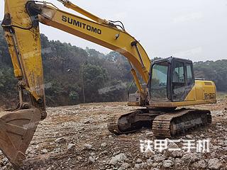 住友sh210-5挖掘机实拍图片
