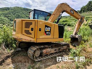 卡特彼勒307.5小型液压挖掘机实拍图片