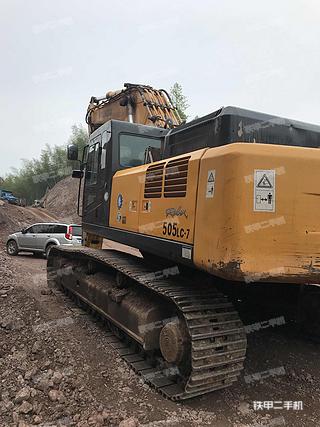 安徽-六安市二手现代R455LC-7挖掘机实拍照片