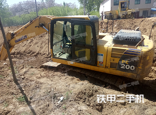 漯河小松PC200-8挖掘机实拍图片