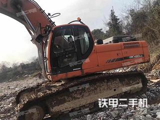 安徽-六安市二手斗山DX420LC挖掘机实拍照片