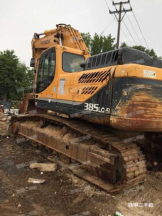 安徽-六安市二手现代R385LC-9挖掘机实拍照片