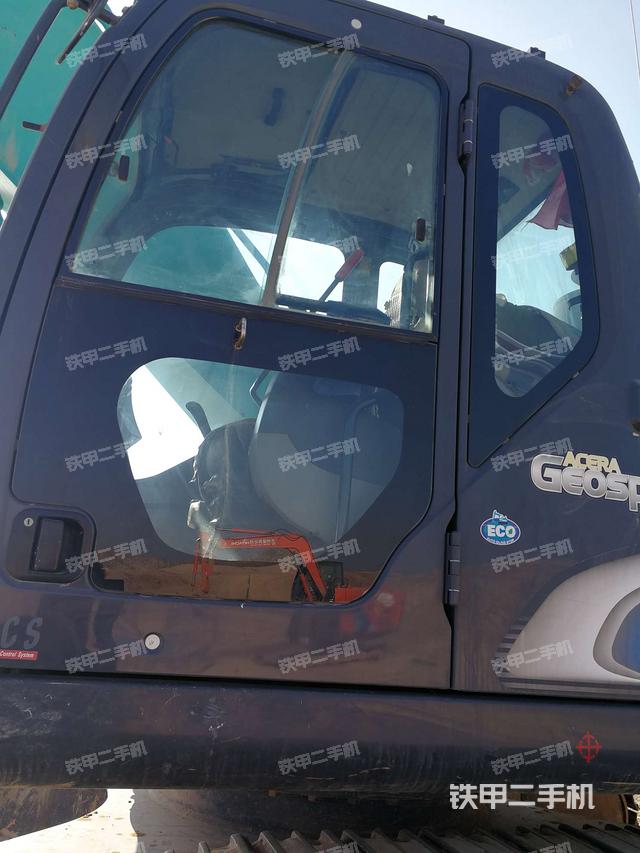 白银市二手神钢sk350lc-8挖掘机-驾驶室正侧实拍图-253