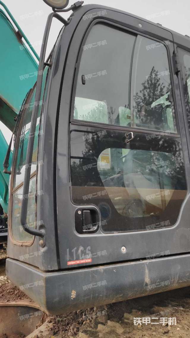 成都市二手神钢sk350lc-8挖掘机-驾驶室左后45度实拍图-263