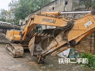 四川-广元市二手现代R215-7C挖掘机实拍照片