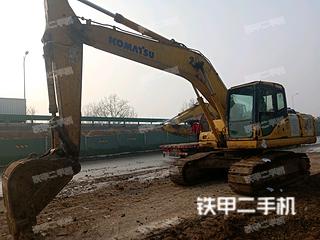 安徽-淮南市二手小松PC200-7挖掘机实拍照片
