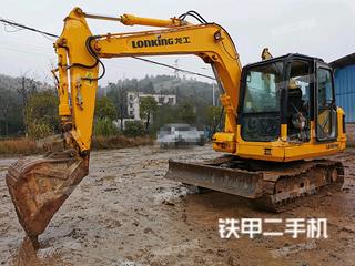 龙工LG6075挖掘机实拍图片