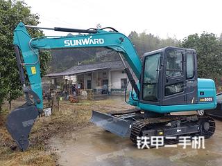 青島山河智能SWE80E9挖掘機實拍圖片