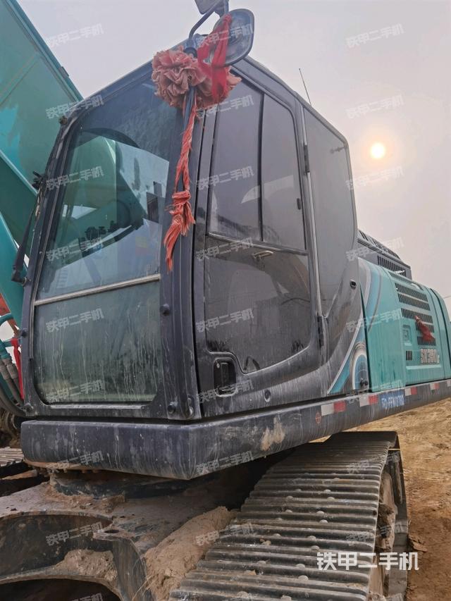 烟台市二手神钢sk350lc-10挖掘机-驾驶室左前45度实拍图-262