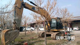 河南-开封市二手卡特彼勒320D液压挖掘机实拍照片