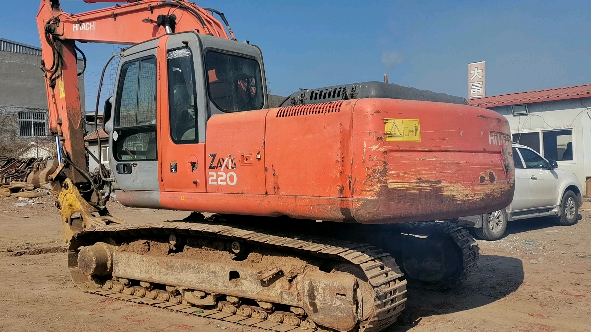 日立zx200挖掘机
