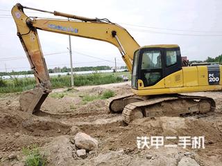江苏-淮安市二手小松PC200-7挖掘机实拍照片