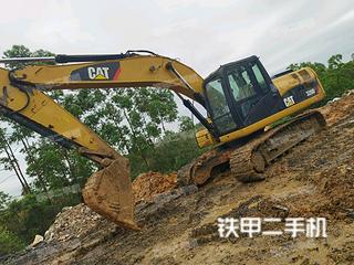广西-桂林市二手卡特彼勒320D液压挖掘机实拍照片