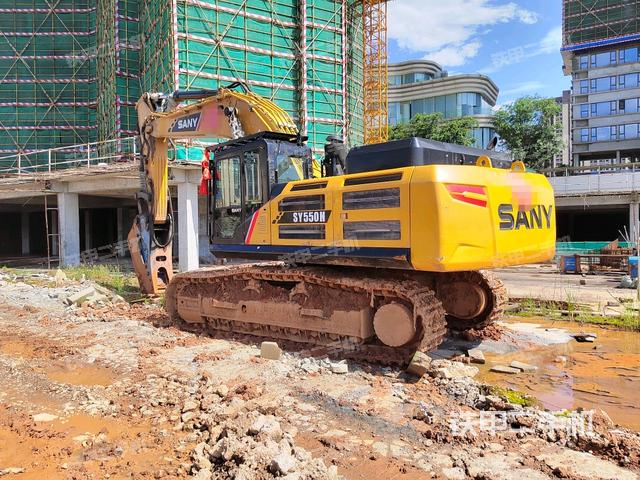 衡阳市二手三一重工sy550h挖掘机-左后45实拍图-227