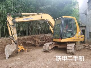 江西-上饶市二手小松PC60-7挖掘机实拍照片