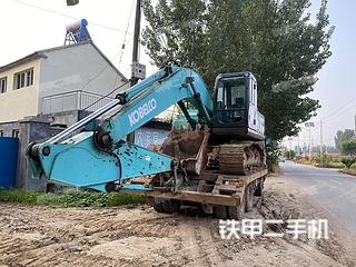 山东-青岛市二手神钢SK200-8挖掘机实拍照片