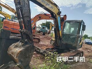 四川-遂宁市二手现代R60-7挖掘机实拍照片