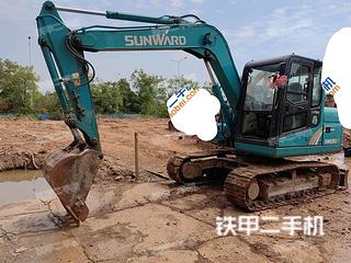 湖南-株洲市二手山河智能SWE80E9挖掘机实拍照片