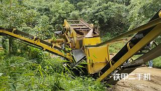 广西-百色市二手国产移动破车载重锤移动破移动破碎站实拍照片