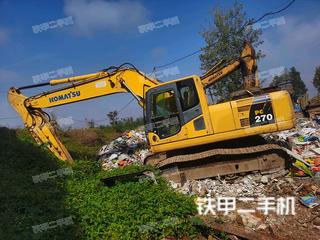 陕西-汉中市二手小松PC240LC-8挖掘机实拍照片
