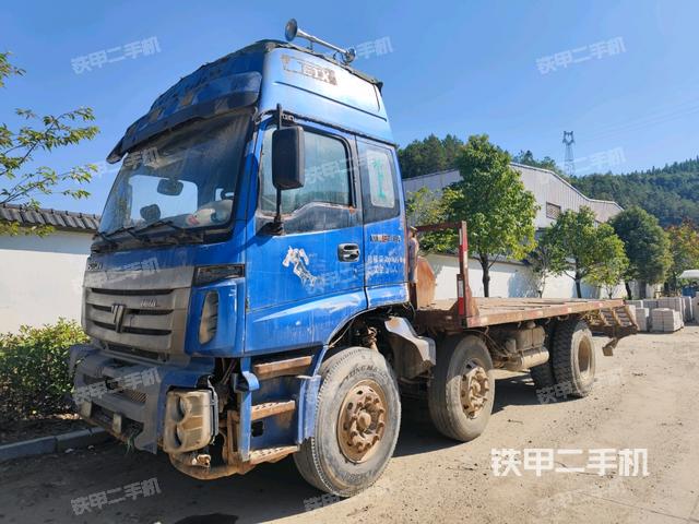 福田欧曼6X2平板运输车