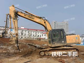 江西-九江市二手现代R215-7C挖掘机实拍照片