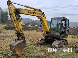 四川-德阳市二手现代R60-7挖掘机实拍照片