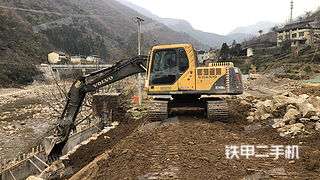 四川-广元市二手沃尔沃EC140BLC挖掘机实拍照片