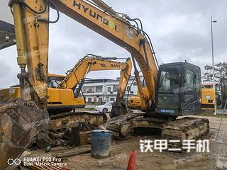 广东-惠州市二手现代R215-7C挖掘机实拍照片