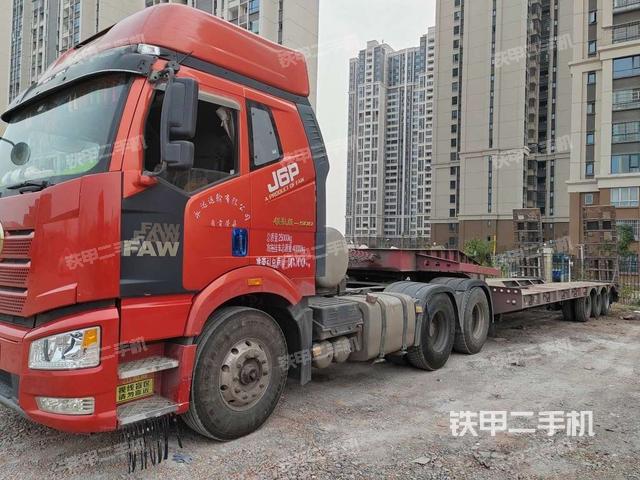 一汽解放6X4平板运输车