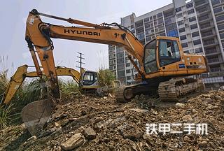 广西-来宾市二手现代R225LC-7挖掘机实拍照片
