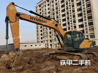 現代R215VS挖掘機實拍圖片