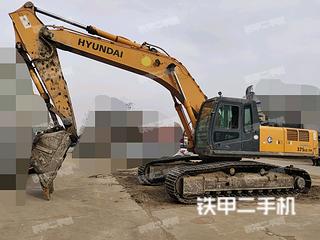 現代R375LC-7H挖掘機實拍圖片