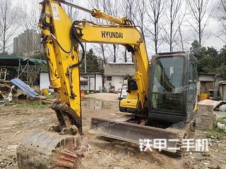 現代R80-7挖掘機實拍圖片