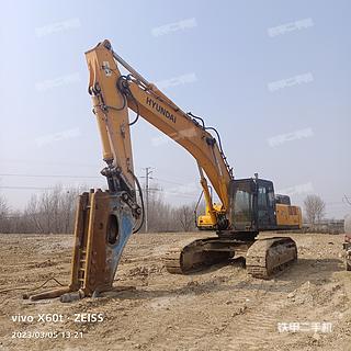 現代R505LC-7挖掘機實拍圖片