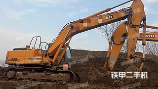 河南-驻马店市二手加藤HD820R挖掘机实拍照片