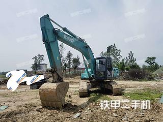 山东-菏泽市二手神钢SK210LC-8挖掘机实拍照片