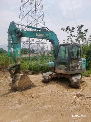 陕西-汉中市二手神钢SK75-8挖掘机实拍照片