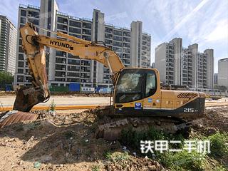 安徽-芜湖市二手现代R215-9挖掘机实拍照片