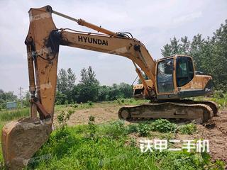現代R215-9C挖掘機實拍圖片