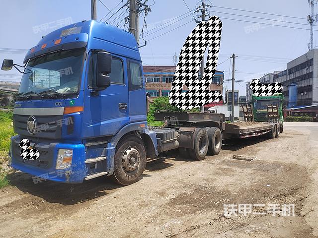 福田欧曼6X4平板运输车