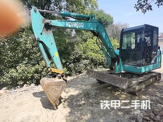 安徽-六安市二手神钢SK60-8挖掘机实拍照片