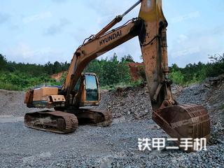 湖南-岳阳市二手现代R215-9C挖掘机实拍照片