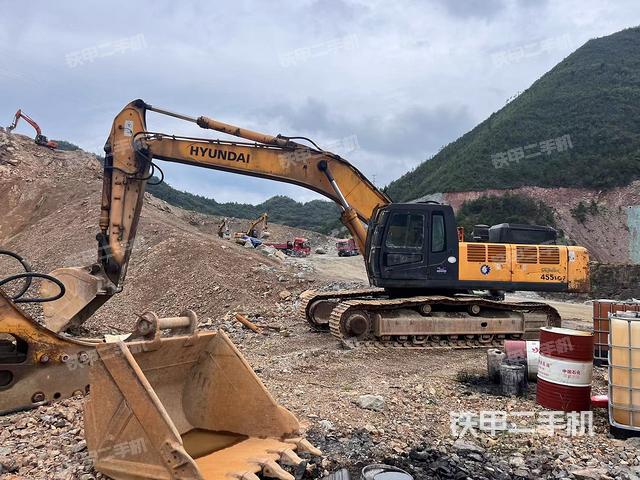 现代R455LC-7挖掘机