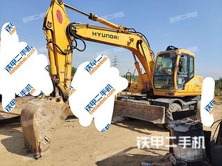 河北-秦皇岛市二手现代R130W-5挖掘机实拍照片
