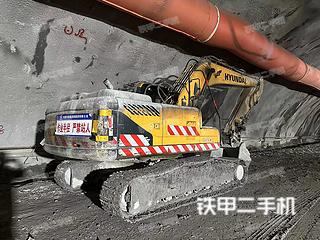 哈尔滨现代R225LVS挖掘机实拍图片