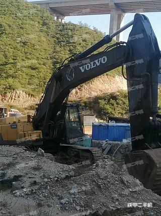 山西-阳泉市二手沃尔沃EC480DL挖掘机实拍照片