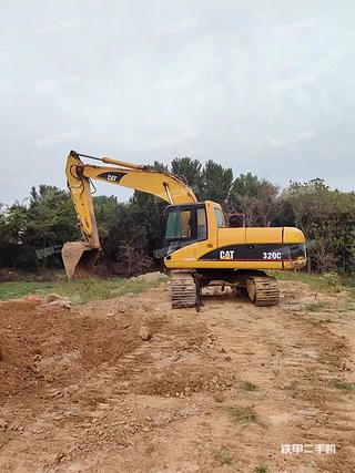 河北-保定市二手卡特彼勒320C挖掘机实拍照片