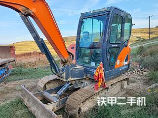 兰州斗山DX55-9C挖掘机实拍图片