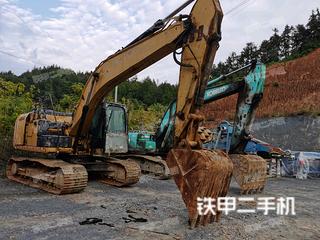 湖南-岳阳市二手卡特彼勒320E挖掘机实拍照片